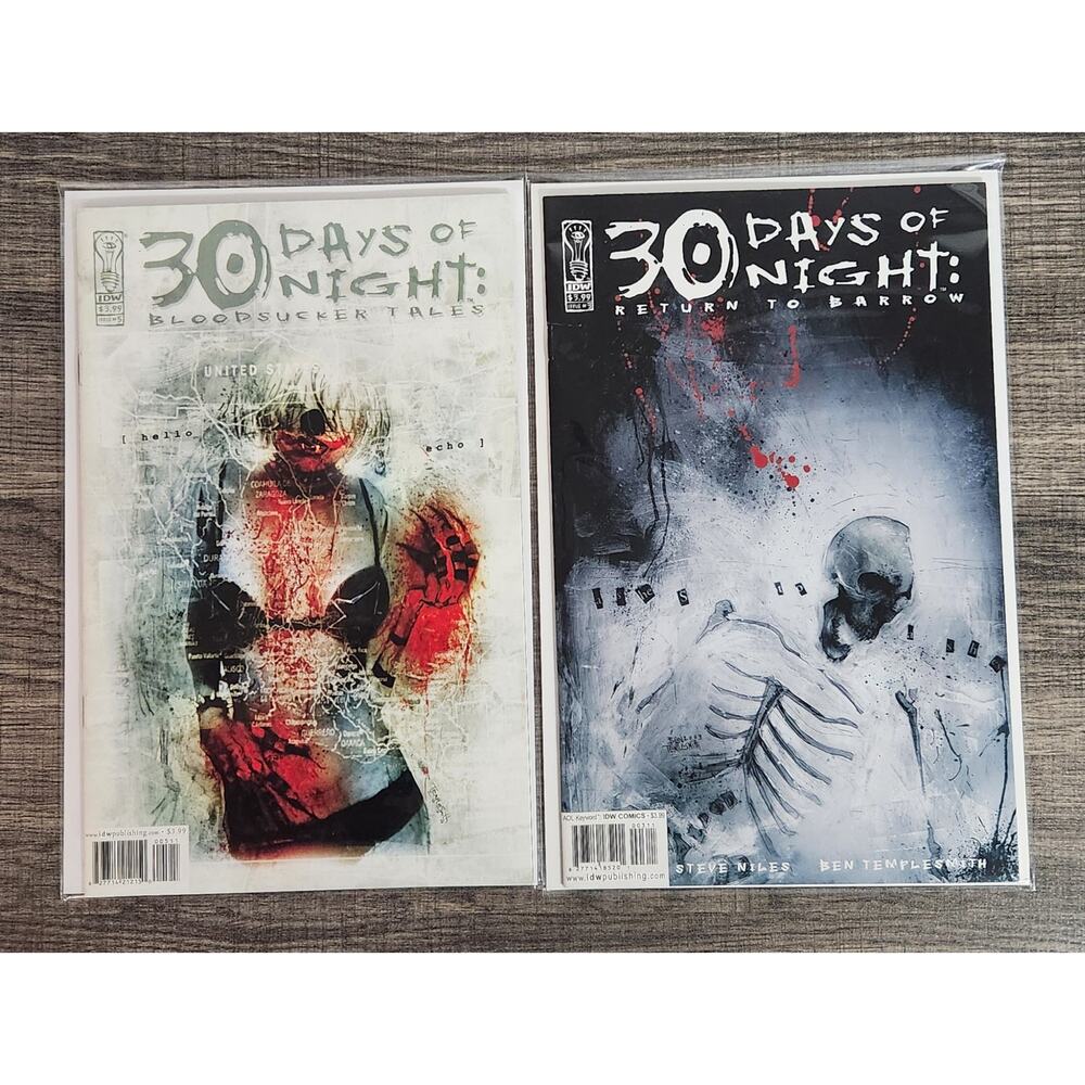 IDW 30 Days Of Nights #3 Return To Barrow And #5 Bloodsucker Tales 2004-2005 NM